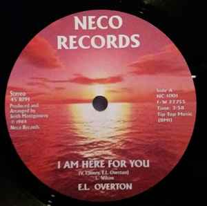 E.L. Overton - I Am Here For You / I Wanna Thank You album cover