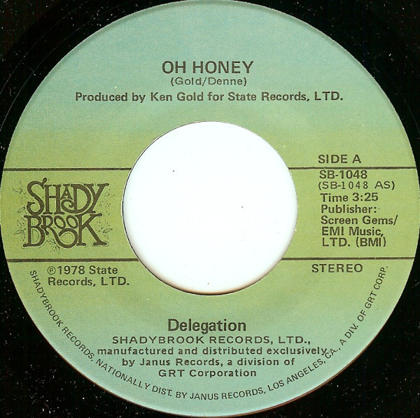 Delegation – Oh Honey Lyrics