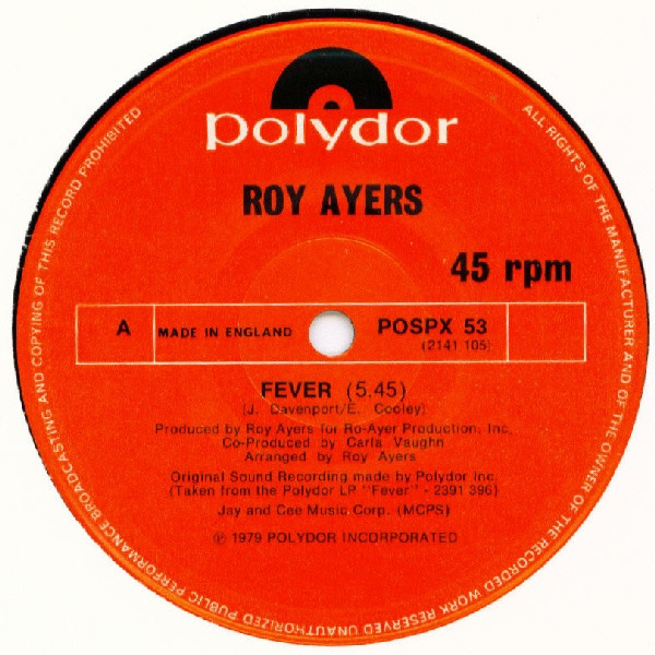 Roy Ayers – Fever (1979, Vinyl) - Discogs