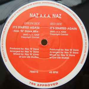 Naz A.K.A. Naz - It's Started Again album cover