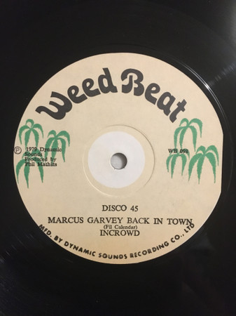 Incrowd – Getting Cozy / Marcus Garvey Back In Town (1979, Vinyl 