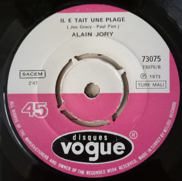 télécharger l'album Alain Jory - Prelude A Lhiver Il Etait Une Plage