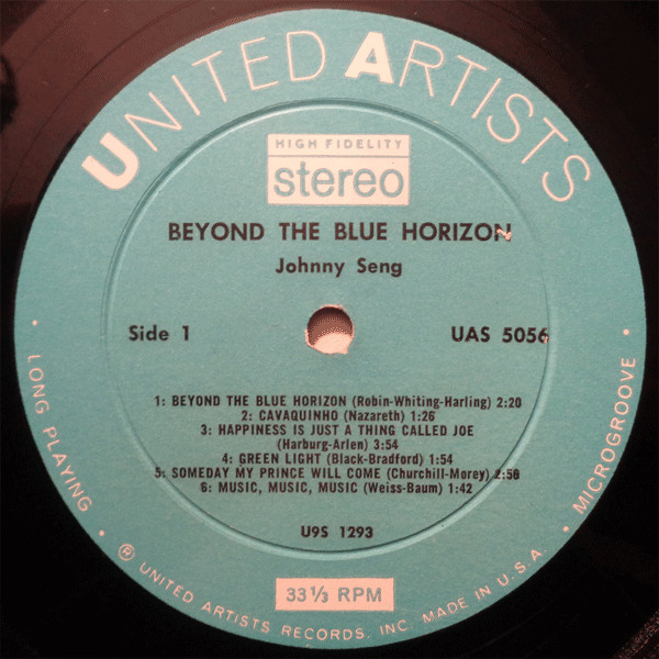 descargar álbum Johnny Seng - Beyond The Blue Horizon