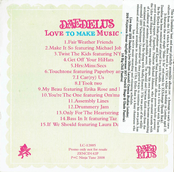 baixar álbum Daedelus - Love To Make Music To