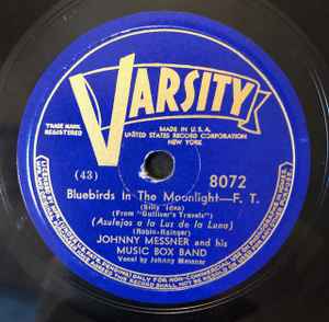 Johnny Messner And His Music Box Band - Bluebirds In The Moonlight / I Hear a Dream album cover