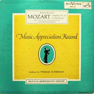 Thomas Scherman - Analysis Record Of Mozart (Symphony No. 39 in E flat, K. 543) album cover