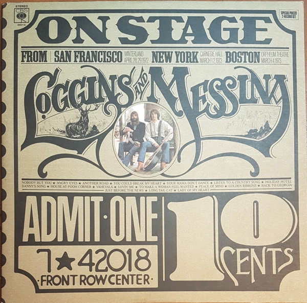 Loggins And Messina - On Stage | Releases | Discogs