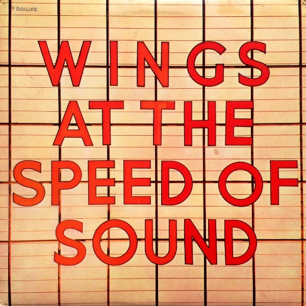 Обложка конверта виниловой пластинки Wings (2) - Wings At The Speed Of Sound