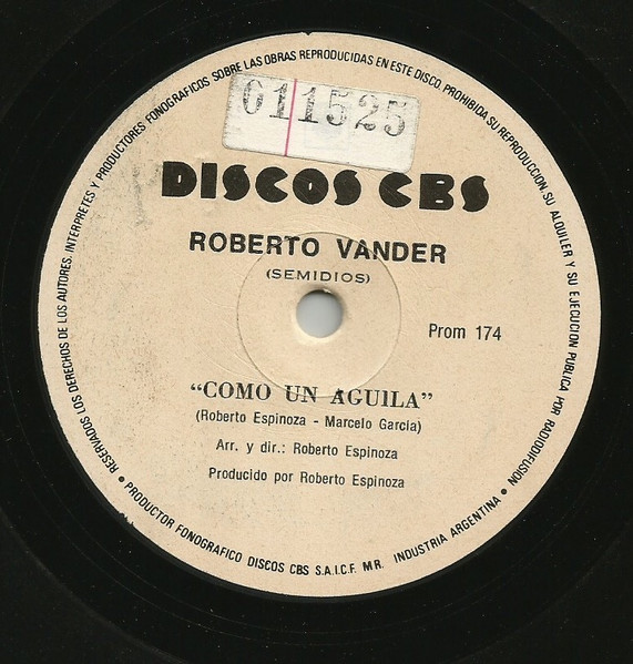Roberto Vander – Como Un Aguila (Semidios) (Vinyl) - Discogs