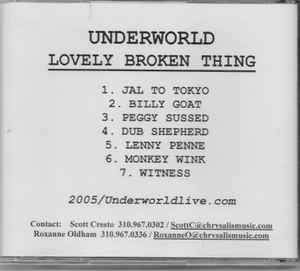 Underworld - Lovely Broken Thing album cover
