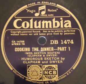 Clapham & Dwyer - Cooking The Dinner album cover