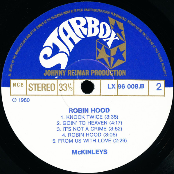 ladda ner album McKinleys - Robin Hood