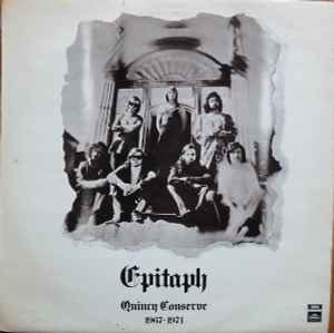 Epitaph (Quincy Conserve 1967-71) - Quincy Conserve