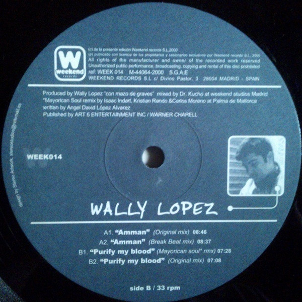 last ned album Wally Lopez - Amman Purify My Blood