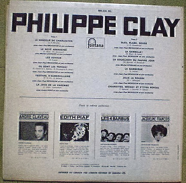 télécharger l'album Philippe Clay - Les Grandes Chansons