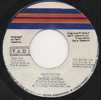 Dennis Brown – Armegedeon (1984, Vinyl) - Discogs