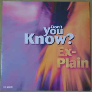Ex-Plain - Don't You Know? album cover