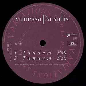 Vanessa Paradis◇TANDEM◇フランス盤CDS◇フック型ケース-