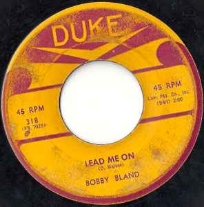 Bobby Bland - Lead Me On / Hold Me Tenderly album cover
