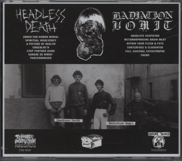 baixar álbum Headless Death, Radiation Vomit - Split CD