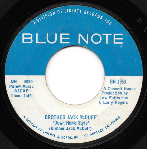 Brother Jack McDuff – Down Home Style (1969, Vinyl) - Discogs