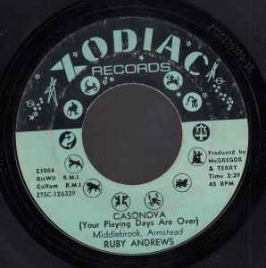 Ruby Andrews - Casonova (Your Playing Days Are Over)