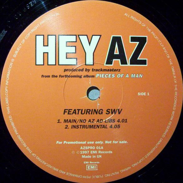 AZ – Hey AZ (1997, Vinyl) - Discogs