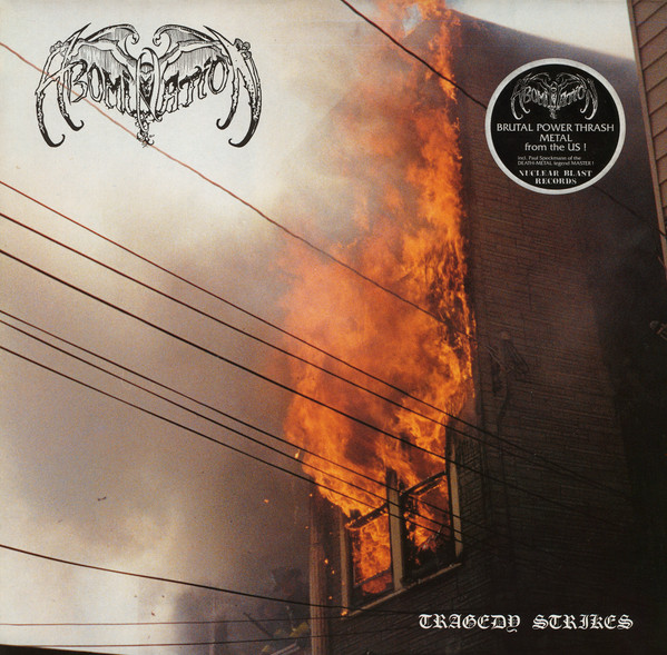 Abomination – Tragedy Strikes (1991, Vinyl) - Discogs