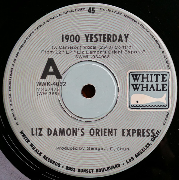 Liz Damon's Orient Express - 1900 Yesterday | Releases | Discogs