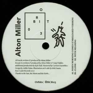 Alton Miller - Orbit 03 album cover
