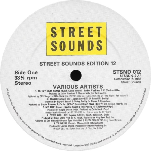 Album herunterladen Various - Street Sounds Edition 12