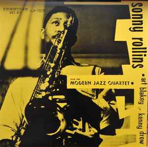 Sonny Rollins - Sonny Rollins With The Modern Jazz Quartet album cover