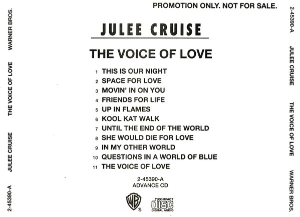 Julee Cruise – The Voice Of Love (1993, CD) - Discogs