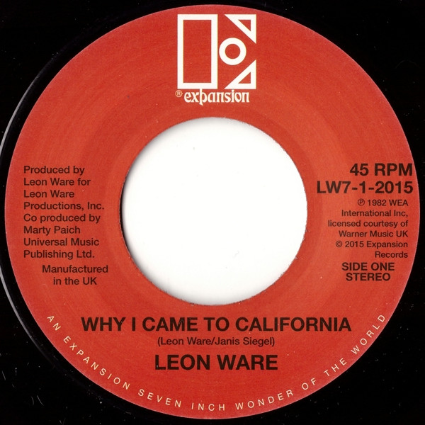 Leon Ware – Why I Came To California / Rockin' You Eternally (2004