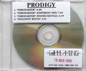 The Prodigy - Firestarter album cover