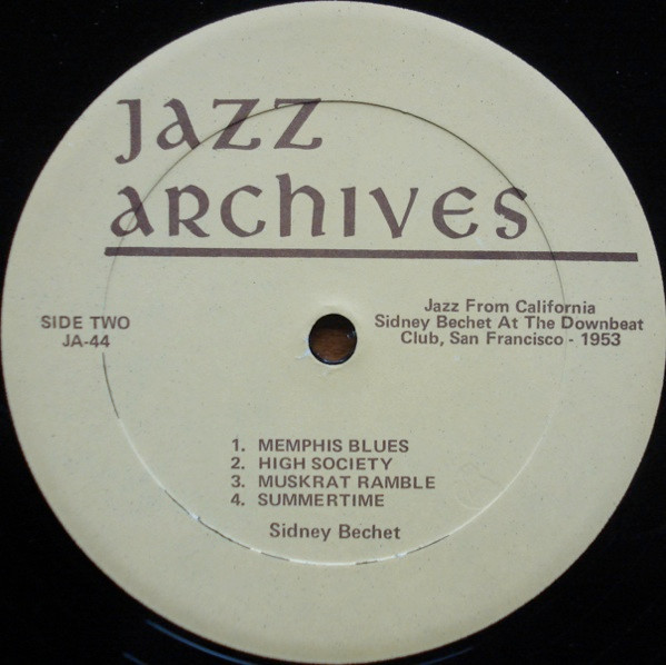 last ned album Sidney Bechet Muggsy Spanier - Jazz From California