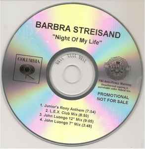 Barbra Streisand – Night Of My Life (2005, CDr) - Discogs