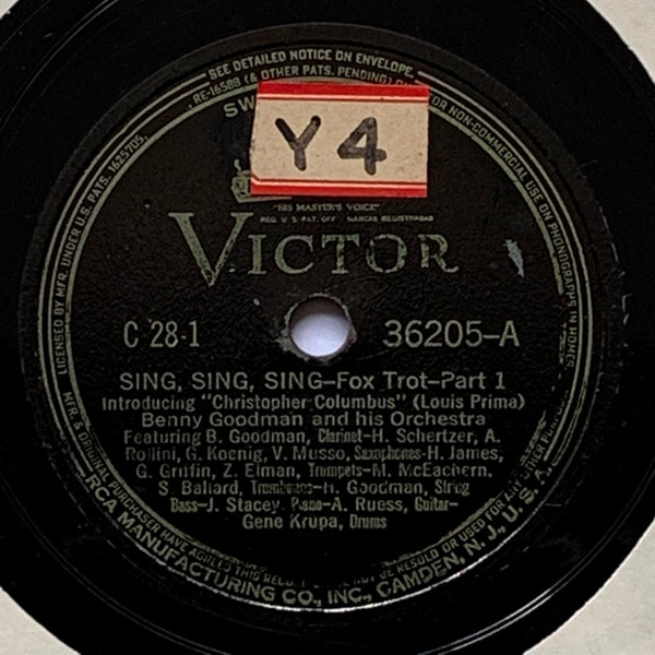 A Symposium Of Swing (1941, Camden Pressing, Shellac) - Discogs