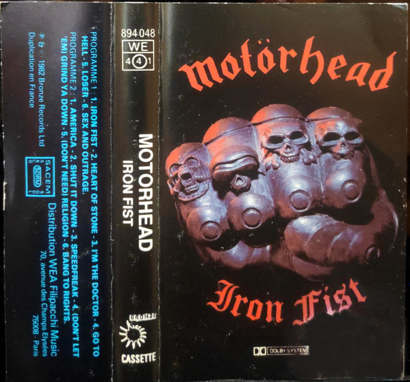 MOTÖRHEAD - iron fist – Northwest Grooves