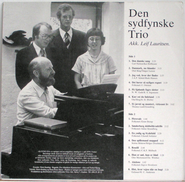 baixar álbum Den Sydfynske Trio - Så Syng Da