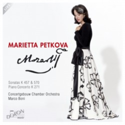 descargar álbum Marietta Petkova, Marco Boni Concertgebouw Chamber Orchestra Wolfgang Amadeus Mozart - Sonatas K 457 570 Piano Concerto K 271