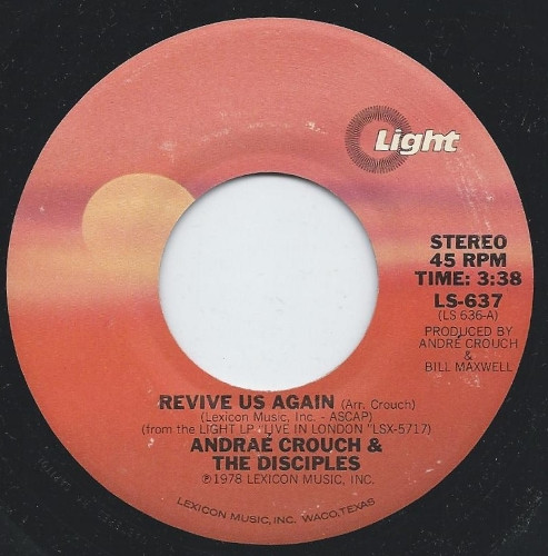 descargar álbum Andraé Crouch & The Disciples - Revive Us Again Power In The Blood