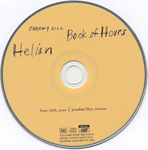 ladda ner album Jeremy Gill - Book Of Hours Helian