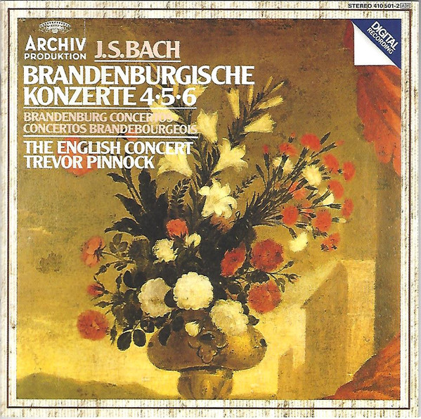 last ned album Bach The English Concert, Trevor Pinnock - Brandenburgische Konzerte 456