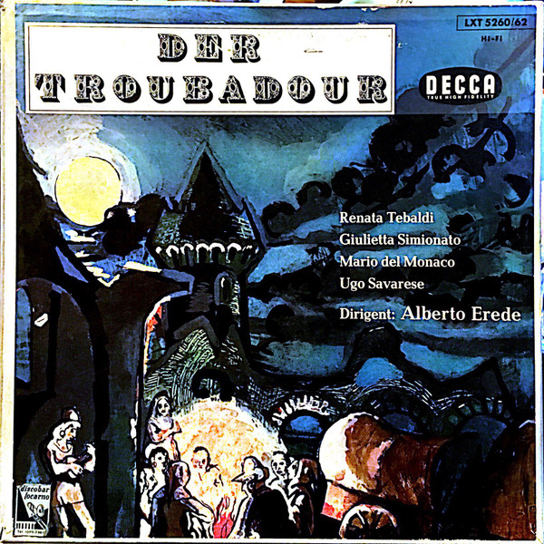 Verdi - Del Monaco, Tebaldi, Simionato, Erede – Il Trovatore (2002, CD) -  Discogs