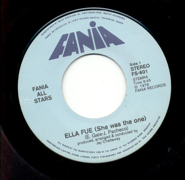 Album herunterladen Fania All Stars - Ella Fue She Was The One