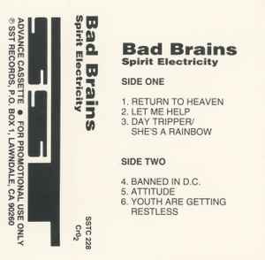 Bad Brains – Spirit Electricity (Cr0₂, Cassette) - Discogs