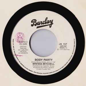 Brenda Mitchell - Body Party / Night Owl album cover