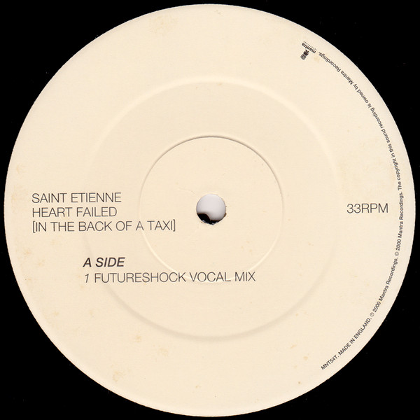 descargar álbum Saint Etienne - Heart Failed In The Back Of A Taxi