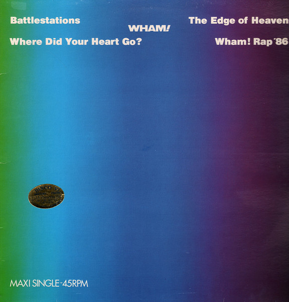 Wham! – The Edge Of Heaven (1986, Vinyl) - Discogs